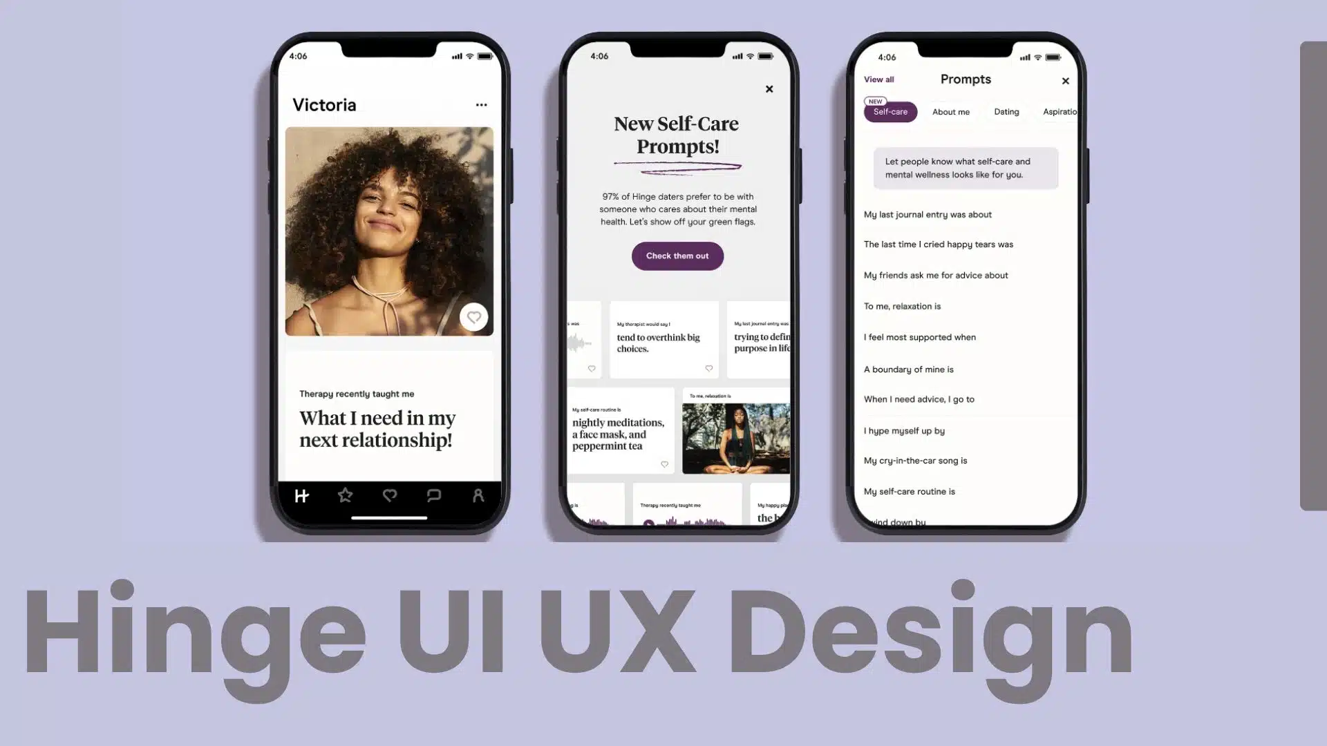 Latest Hinge Dating App UI UX Design