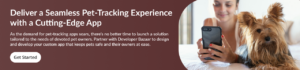 Pet tracking App cta