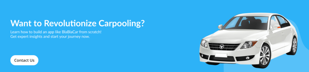 develop ride sharing app like blablacar