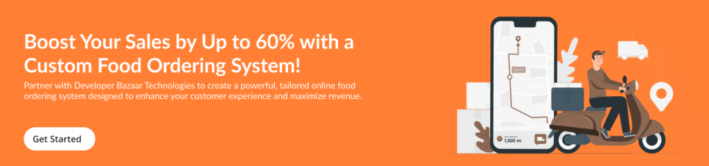 Custom Online Food Ordering System