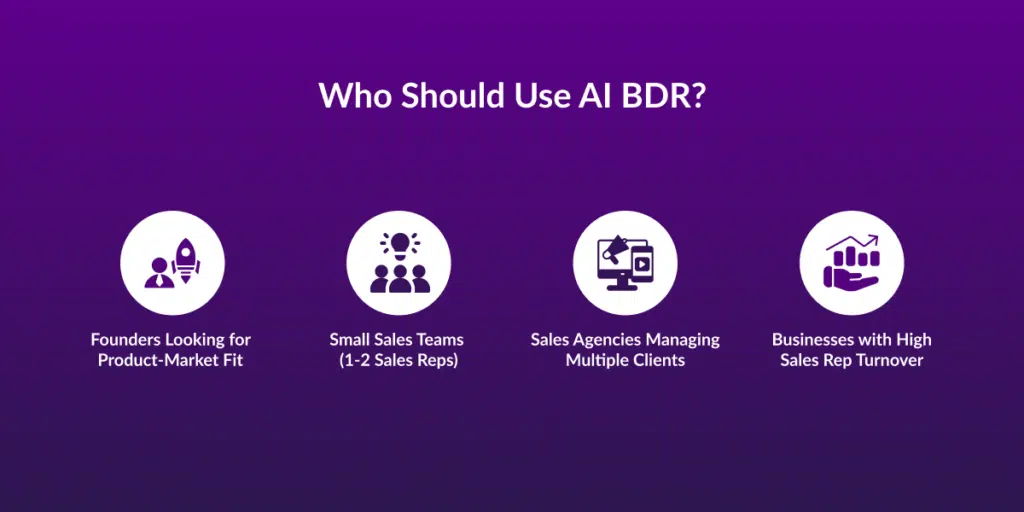 Who Should Use AI BDR?