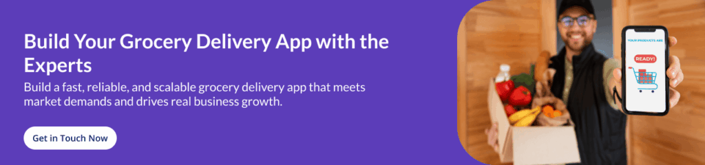 building grocery delivery app
