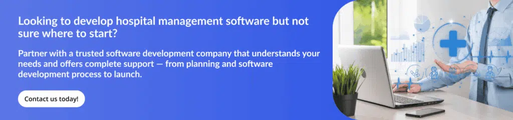 Developing hospital management software