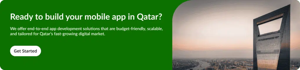 mobile app development cost in Qatar