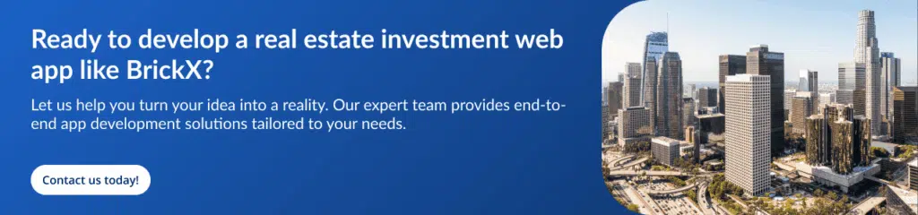 develop a real estate investment app like BrickX